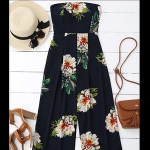 Floral Junpsuit